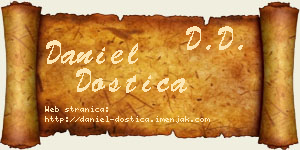 Daniel Dostica vizit kartica
